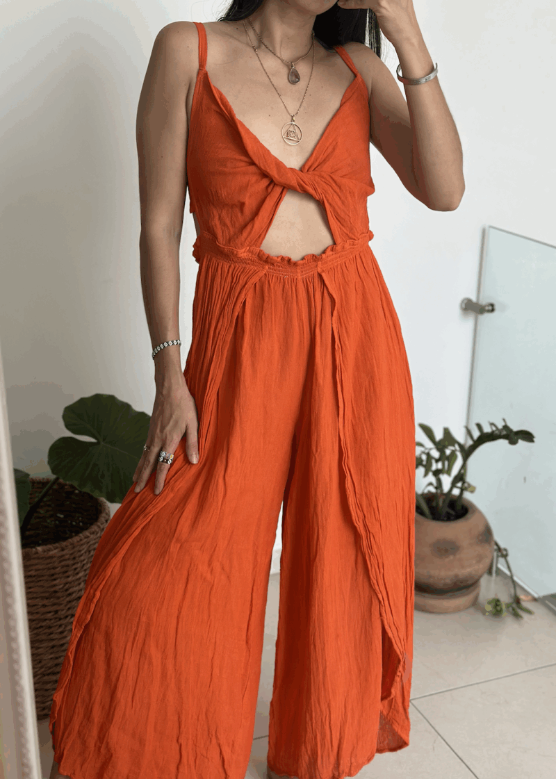 Jumpsuit Girasol Naranja